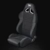 OMP Velour Seat Strada With Reclining Mechanism Black 2 OMP Velour Seat Strada With Reclining Mechanism Black -Motorcycle Equipment Shop strada 14